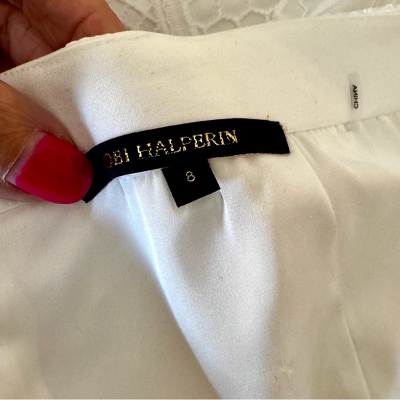 Luxe Kobi Halperin Nala white lace pencil skirt 8 - Picture 8 of 12